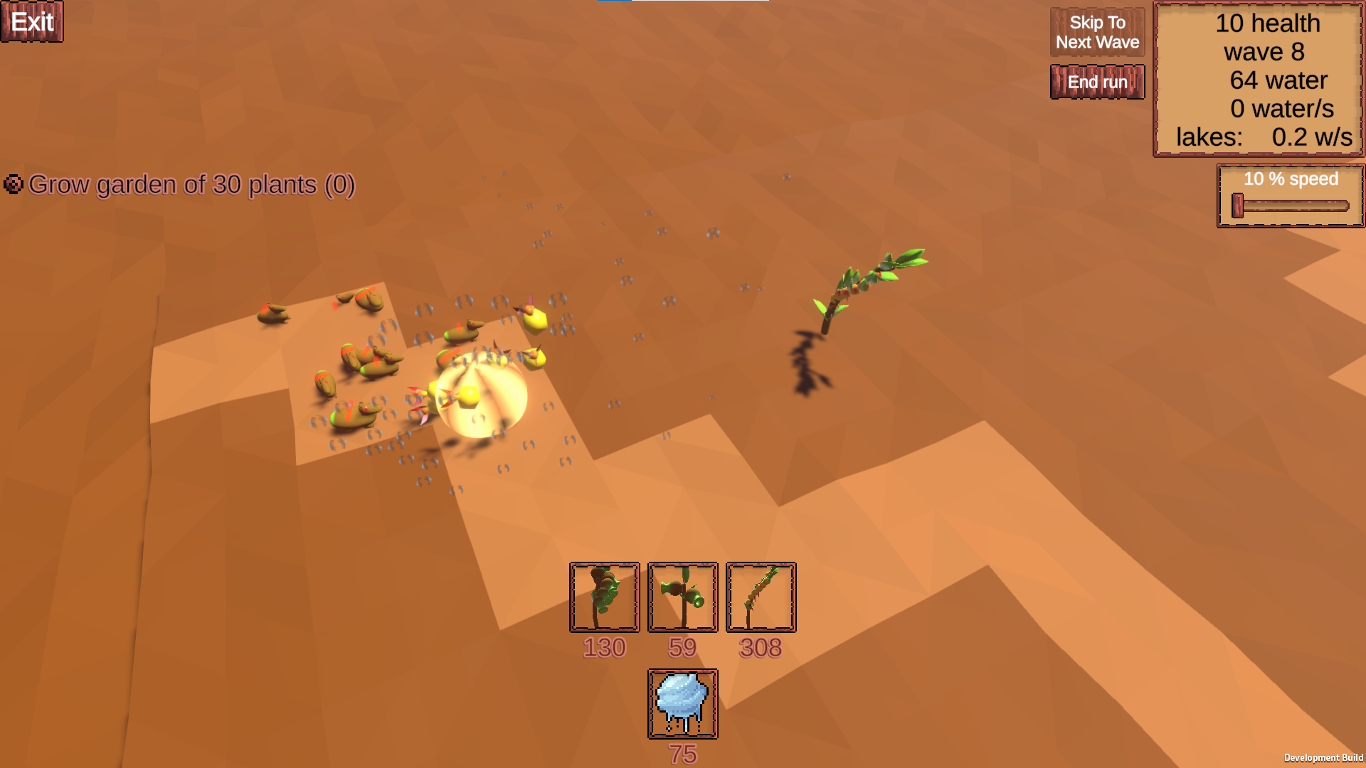 A bomber turret firing on invaders